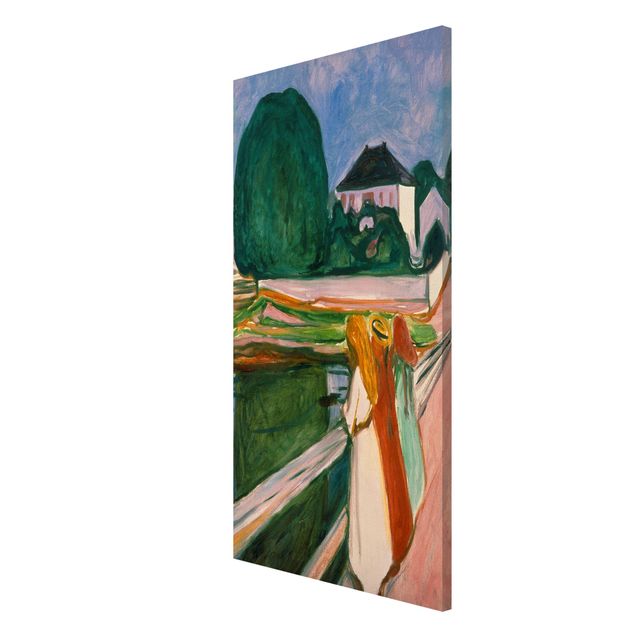 Post impressionism art Edvard Munch - White Night