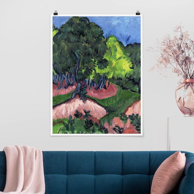 Kitchen Ernst Ludwig Kirchner - Landscape with Chestnut Tree