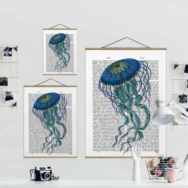 Prints Animal Reading - Jellyfish