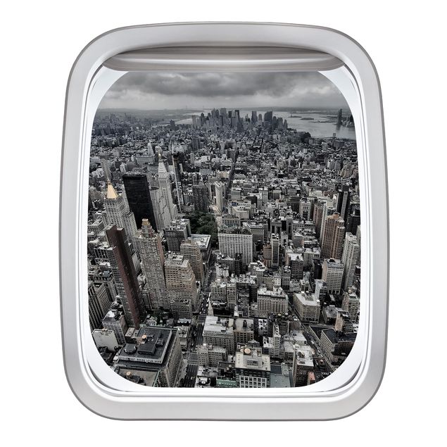 Kitchen Aircraft Window View Over Manhattan