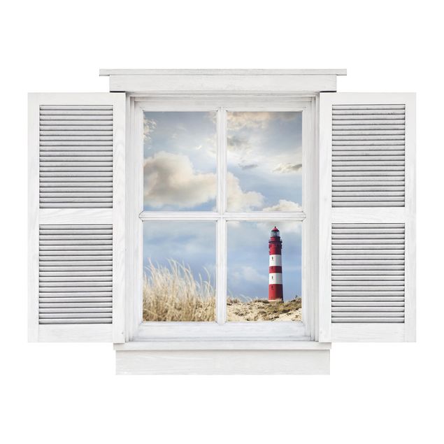 Wall stickers 3d Casement Lighthouse In The Dunes