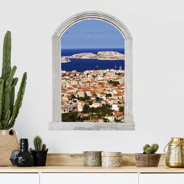 Wall stickers metropolises Stone Arch Marseille
