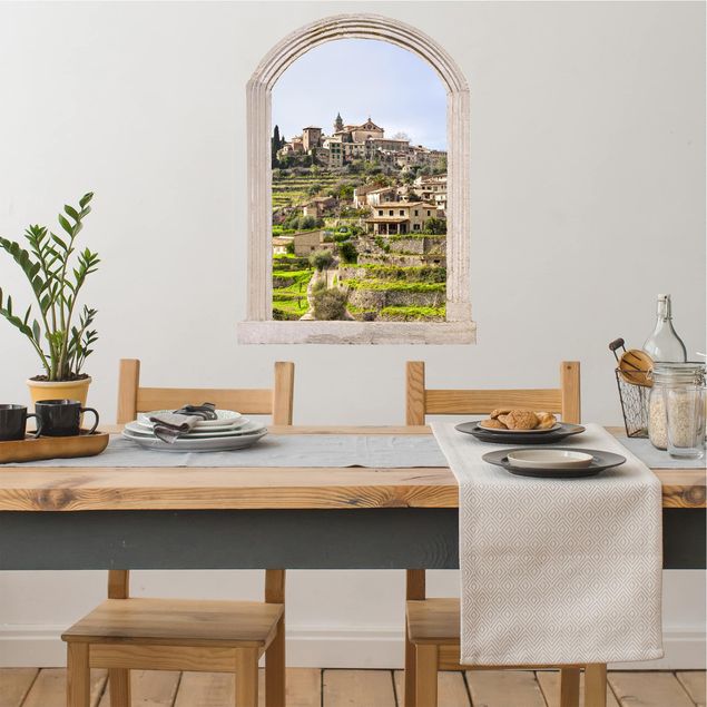 Wall stickers city ​​names Stone Arch Rural Valldemossa