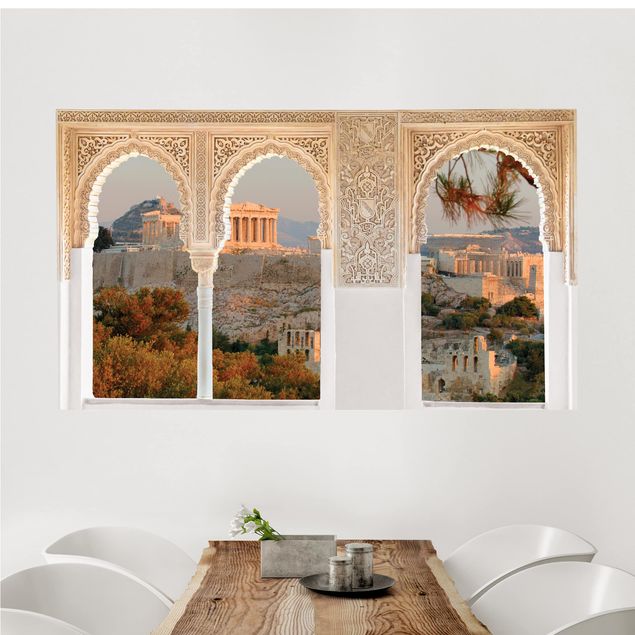 Kitchen Decorated Window Acropolis