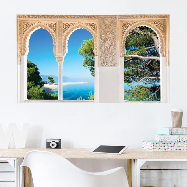 Kitchen Decorated Window Hidden Paradise