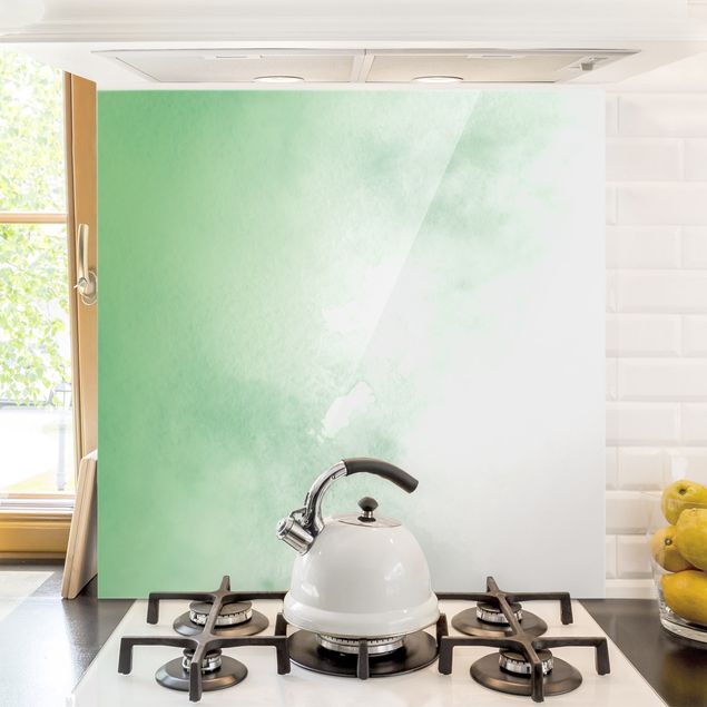 Kitchen Watercolour Green Thicket