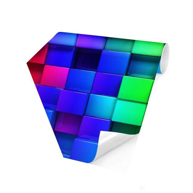 Wallpapers patterns 3D Cubes