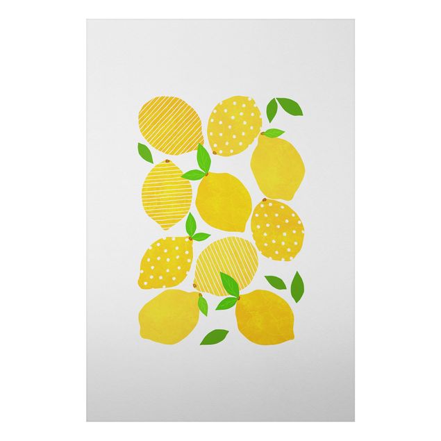 Art prints Lemon With Dots