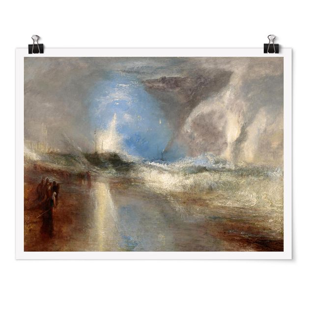 Beach wall art William Turner - Rockets And Blue Lights (Close At Hand) To Warn Steamboats Of Shoal Water