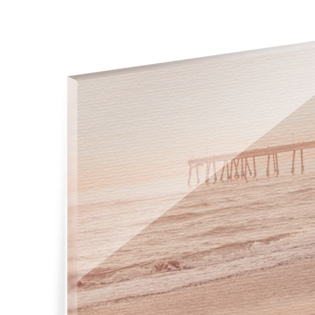Splashback - California Crescent Shaped Shore  - Landscape format 3:2