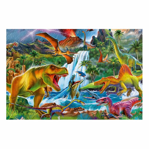 Magnet boards animals Dinosaurs In A Prehistoric Storm