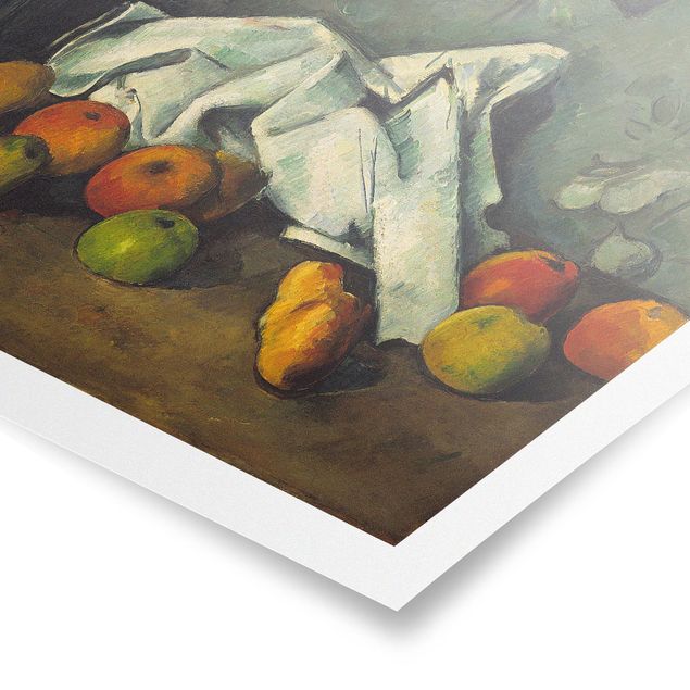 Art prints Paul Cézanne - Still Life With Milk Can And Apples