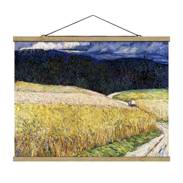 Landscape canvas prints Wassily Kandinsky - Kallmünz - Thunderstorm (The Stagecoach)