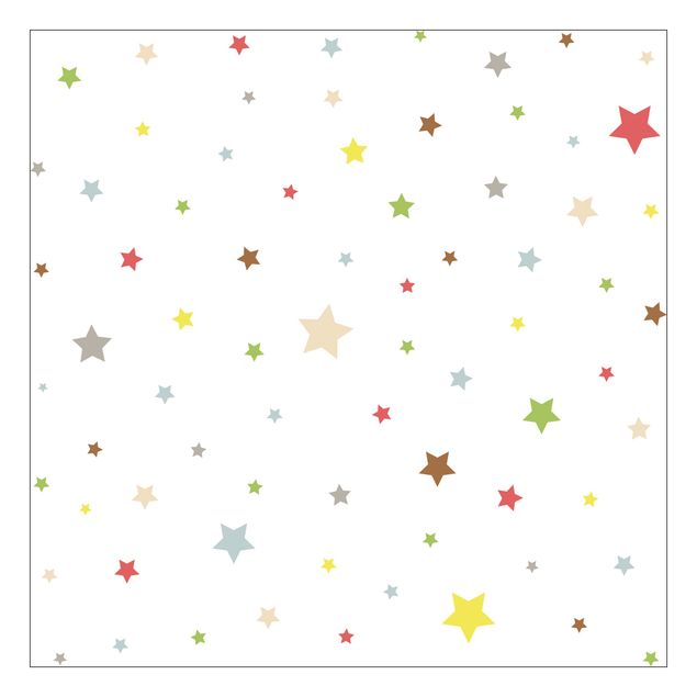Adhesive films brown No.YK34 Colourful Stars