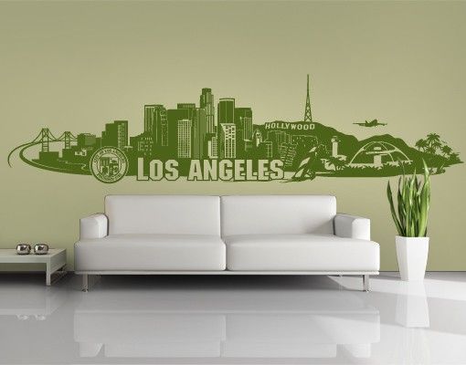 Wall stickers metropolises No.FB103 Los Angeles Skyline