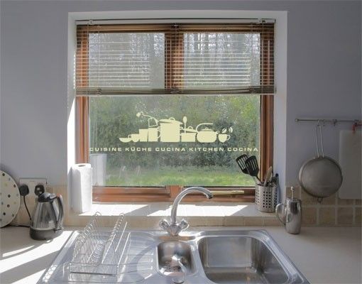 Window stickers No.UL926 Kitchen Silhouette