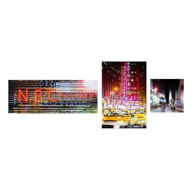 Architectural prints Times Square City Lights