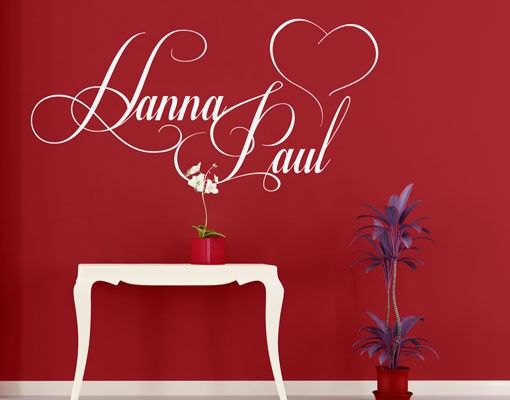 Romantic wall stickers No.SK12 Customised text Together Forever