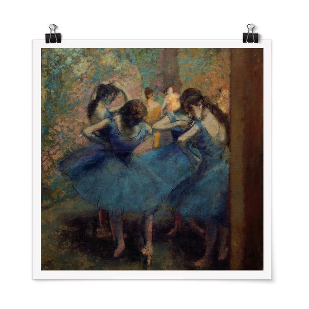 Art styles Edgar Degas - Blue Dancers