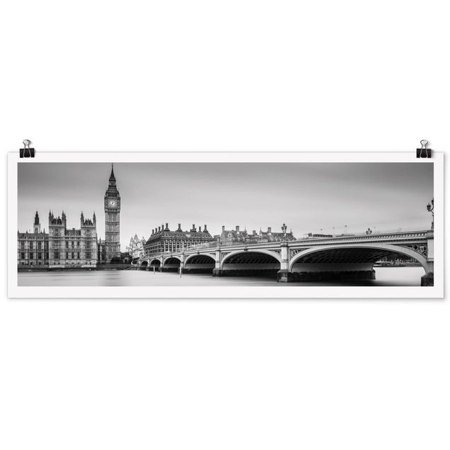 Contemporary art prints Westminster Bridge And Big Ben