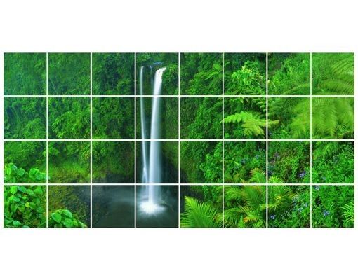 Tile films green Heavenly Waterfall