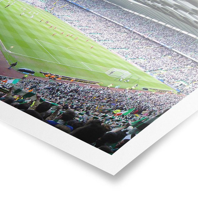 Contemporary art prints Football Stadium
