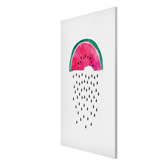 Modern art prints Watermelon Rain