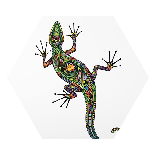 Forex photo prints Gecko Pattern