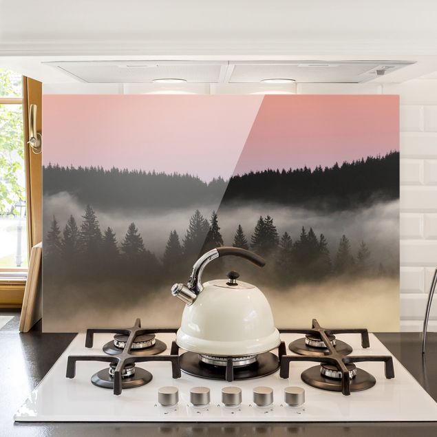 Kitchen Dreamy Foggy Forest