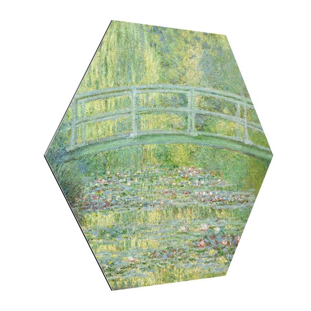 Landscape canvas prints Claude Monet - Japanese Bridge