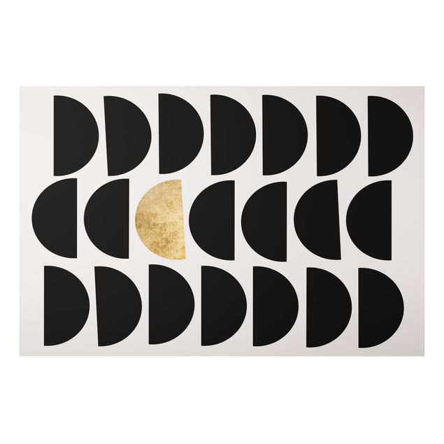 Art prints Geometrical Semicircle II
