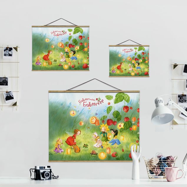 Prints multicoloured Little Strawberry Strawberry Fairy - Lanterns