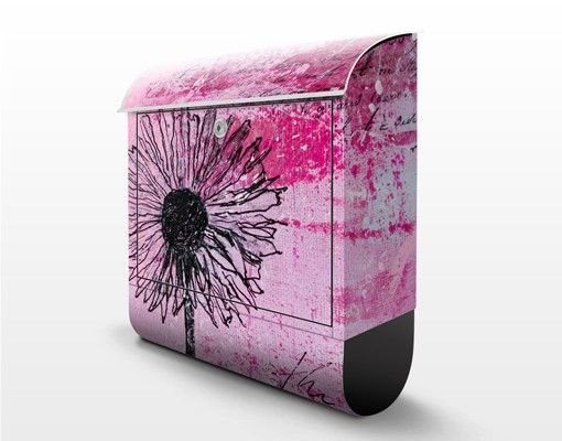 Letterboxes pink Writing You ...!