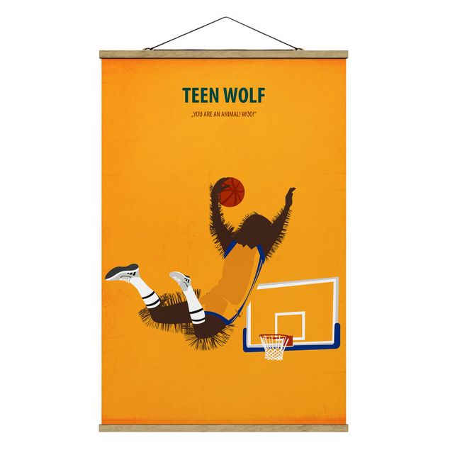 Framed portrait prints Film Poster Teen Wolf