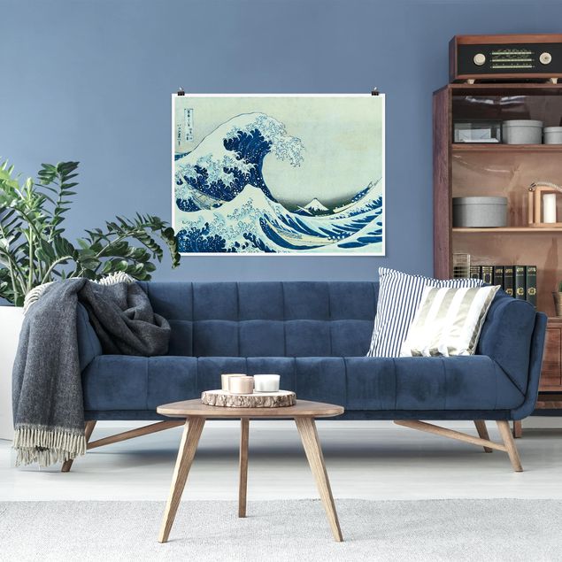 Art style Katsushika Hokusai - The Great Wave At Kanagawa
