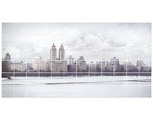 Self adhesive film No.YK2 New York in the snow