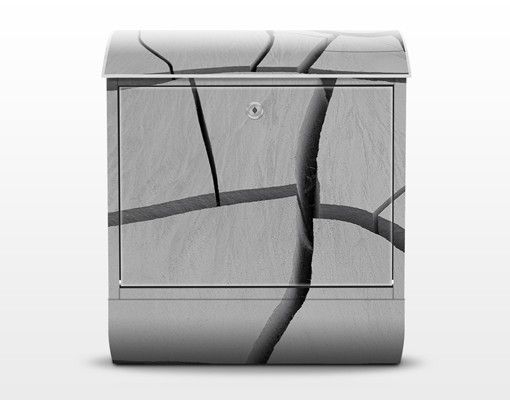 Anthracite grey post box African Earth