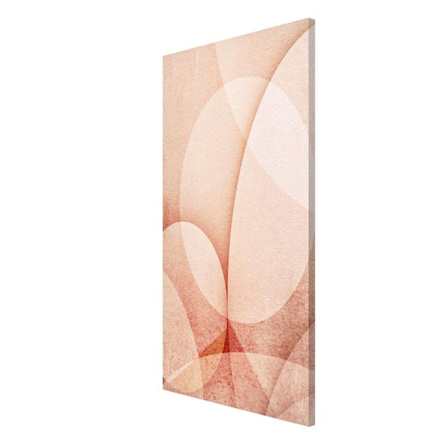 Modern art prints Abstract Graphics In Peach-Colour