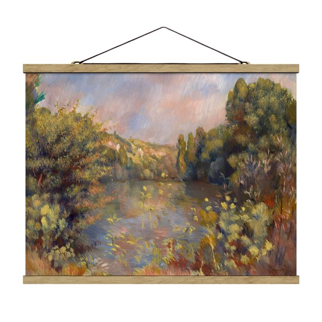 Landscape canvas prints Auguste Renoir - Lakeside Landscape