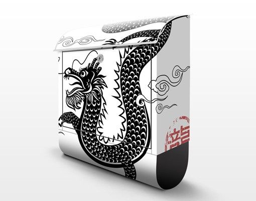 Mailbox Asian Dragon