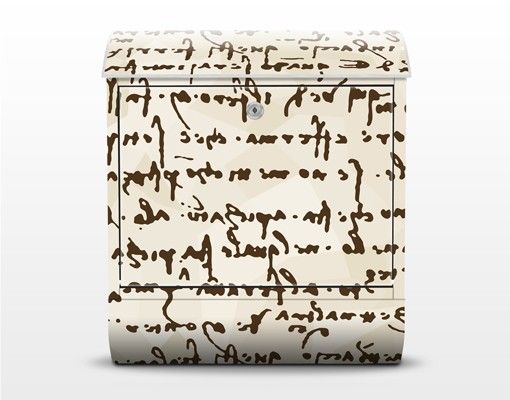Letterboxes Da Vinci Manuscript