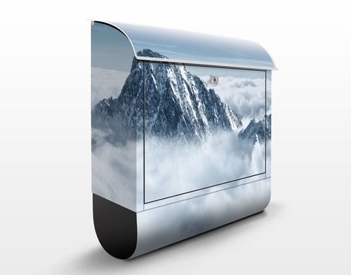 Letterboxes landscape The Alps Above The Clouds