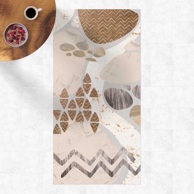 Outdoor rugs Abstract Quarry Pastel Pattern