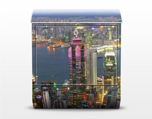 Letterboxes Hongkong Skyline
