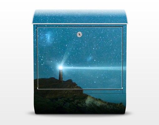 Letterboxes blue Lighthouse