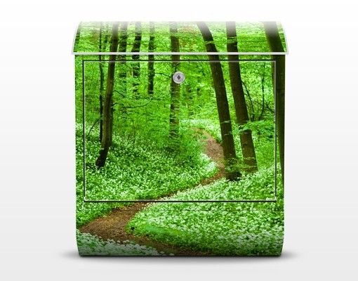 Letterboxes green Romantic Forest Track