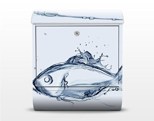 Letterboxes Liquid Silver Fish
