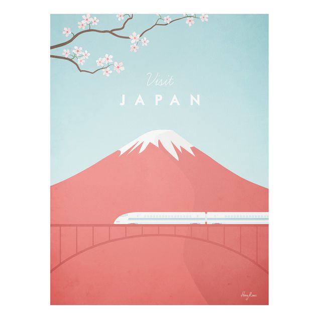 Landscape canvas prints Travel Poster - Japan