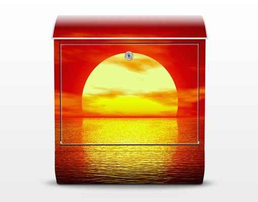 Letterboxes orange Fantastic Sunset