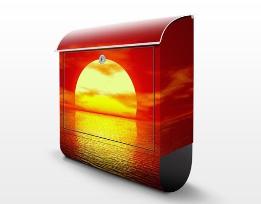 Letterboxes red Fantastic Sunset